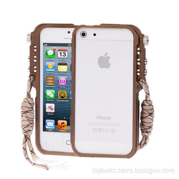 4th Design Trigger Aluminum Metallic Bumper Case Cover for iPhone 5 & 5S